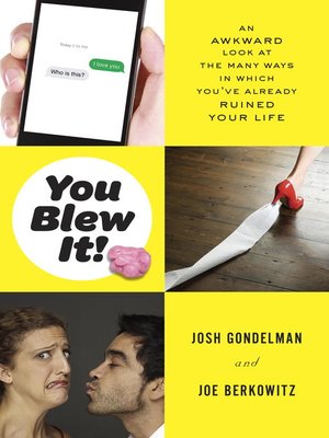 cover image of You Blew It!